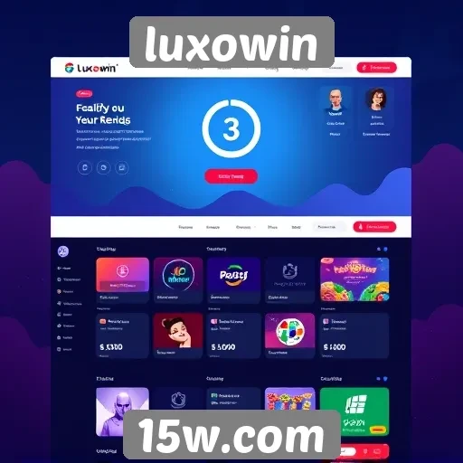 interface do luxowin é intuitiva e acessível